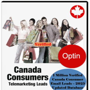 1 Million Verified Canada Consumer Email Leads – 2025 Updated Database
