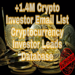 1.4 Million+ Verified Bitcoin & Crypto Email Leads – 2025 Global BTC Investor List