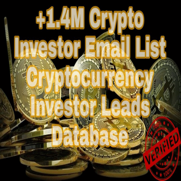 1.4 Million+ Verified Bitcoin & Crypto Email Leads – 2025 Global BTC Investor List