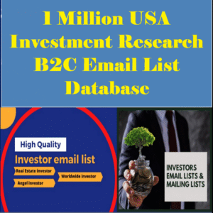 1 Million+ USA Investment Enthusiasts Email List – Verified B2C Leads Database 2025