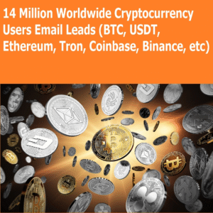Massive 14M+ Worldwide Crypto Email Leads – Target Active Traders, Investors & Enthusiasts