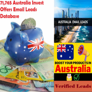 Australia Investment Offers Leads Database – Verified Investors & High-Intent Prospects