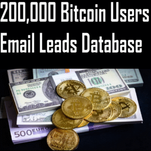200,000 Bitcoin Email Leads Database – Crypto Marketing Made Easy