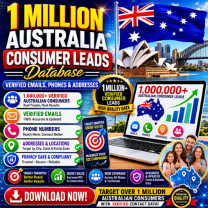1 Million Australia Consumer Leads Database