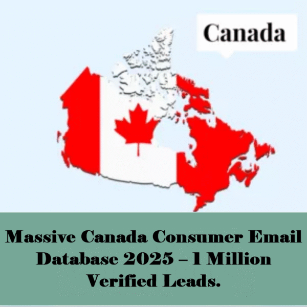 1 Million Verified Canada Consumer Email Leads – 2025 Updated Database - Image 2