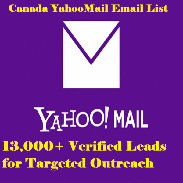 13,000+ Verified Canada YahooMail Leads – Updated 2025 Consumer Email List - Image 2