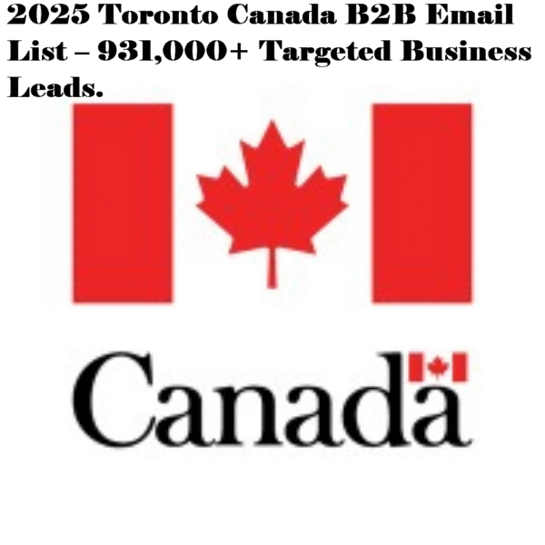 931,000+ Verified Toronto B2B Email Leads – Canada Business Database 2025 - Image 2