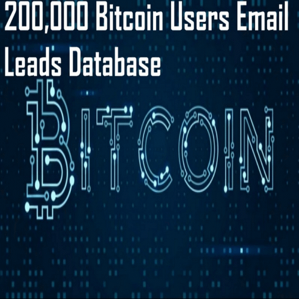 200,000 Bitcoin Email Leads Database – Crypto Marketing Made Easy - Image 2
