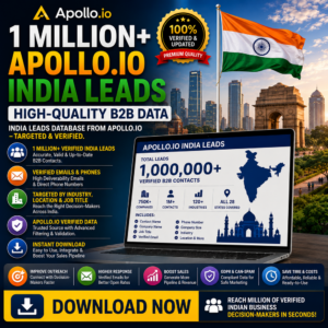 Apollo.io India Leads – High-Quality B2B Data