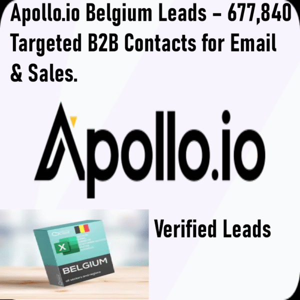 677,840 Belgium B2B Leads – Apollo.io Database for Cold Email & Sales Funnel - Image 3