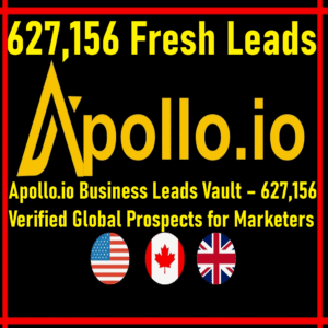 All-in-One Apollo.io Contacts Database – Sales, Email & LinkedIn Leads