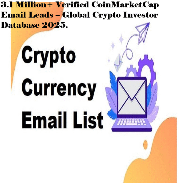 3.1 Million+ CoinMarketCap Crypto Email Database – Investors, Traders & Blockchain Users - Image 2
