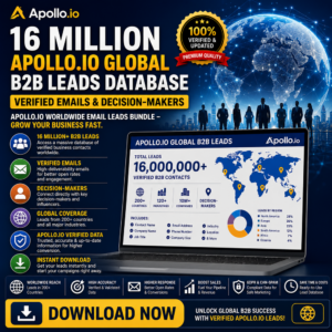 Apollo.io Global B2B Leads Database – Verified Emails & Decision-Makers