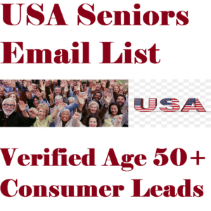 USA Seniors Email List – Verified Age 50+ Consumer Leads