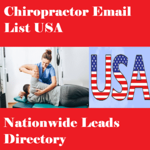 Chiropractor Email List USA – Nationwide Contact Directory