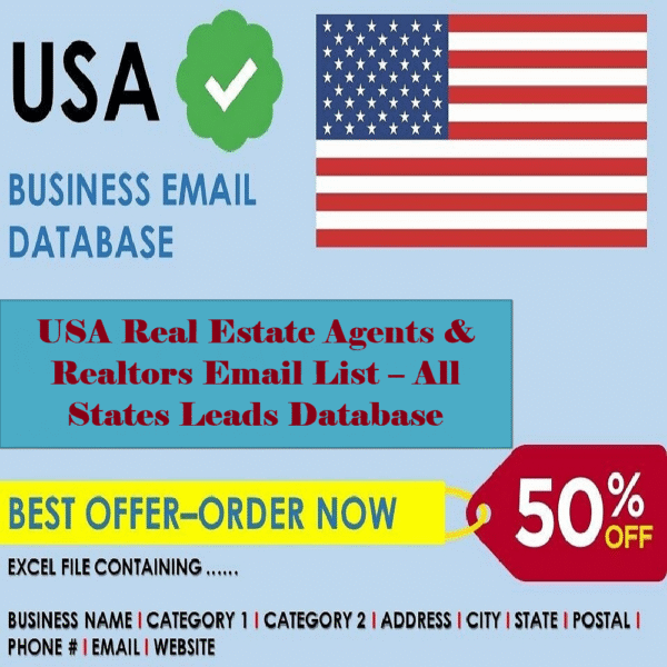 USA Real Estate Agents & Realtors Email List – All States Leads Database - Image 2