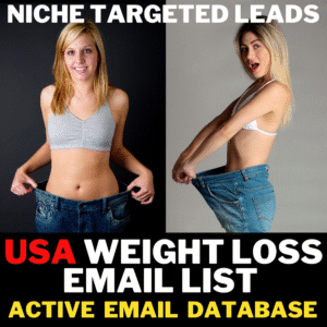 USA Weight Loss Email Leads – Targeted Health & Fitness Consumers
