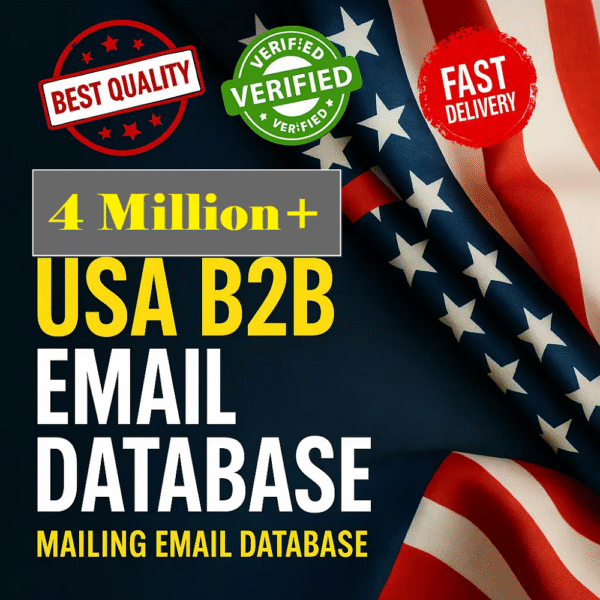 4 Million+ USA Business Leads – B2B Email List for Marketing