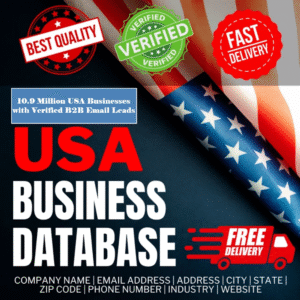 USA B2B Email Marketing List – 10.9 Million Verified Business Leads