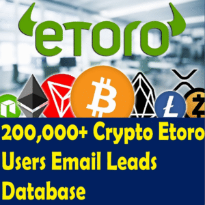 200,000+ eToro Cryptocurrency Users Email List – High-Intent B2C Leads
