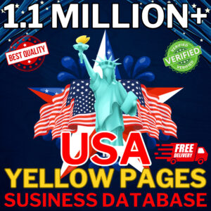 1.1 Million USA Yellow Pages Business Directory – Verified Company Database