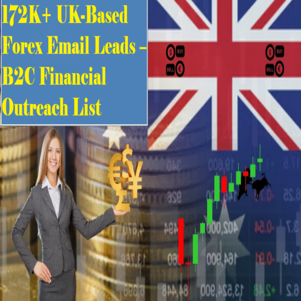 172,000+ UK-Based Forex Email Leads – B2C Financial Outreach List