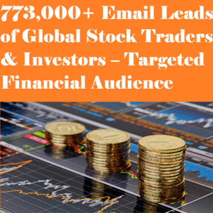 773,000+ Active Stock Market Investors Email List – High-Converting Financial Leads