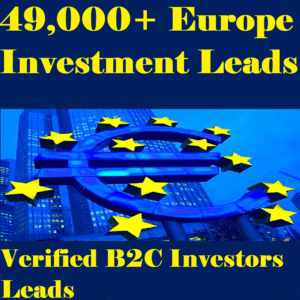 49,000+ Europe Investment Leads – Verified B2C Investors Leads