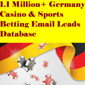 1.1 Million+ Germany Casino & Sports Betting Email Leads Database