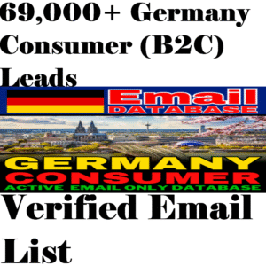 69,000+ Germany Consumer (B2C) Leads – Verified Email List