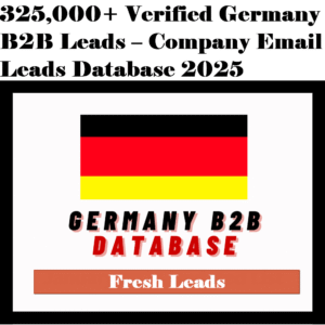 325,000+ Verified Germany B2B Leads – Company Email Database 2025