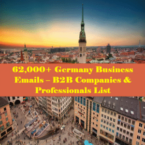 62,000+ Germany Business Emails – B2B Companies & Professionals List
