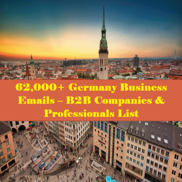 62,000+ Germany Business Emails – B2B Companies & Professionals List