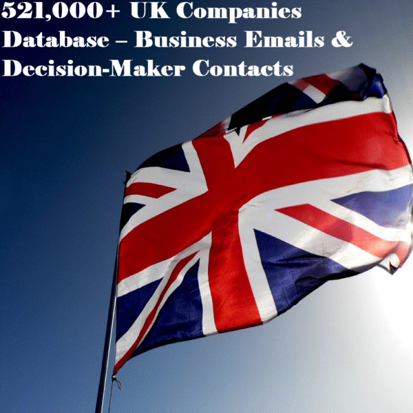 521,000+ UK Companies Database – Business Emails & Decision-Maker Contacts - Image 2
