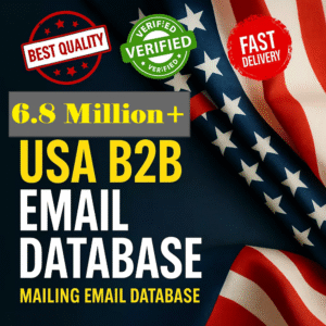 6.8 Million+ Verified USA Business Database – B2B Leads for Email & Cold Calling