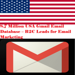 8.7 Million USA Gmail Email Database – B2C Leads for Email Marketing