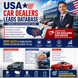 1 Million+ USA Car Dealers Leads Database – Verified Auto Dealership Leads