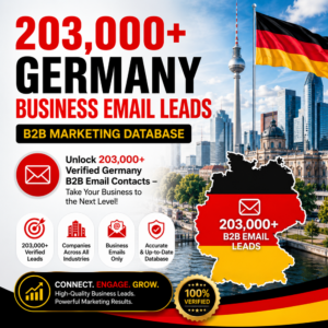 203,000+ Germany Business Email Leads – B2B Marketing Database