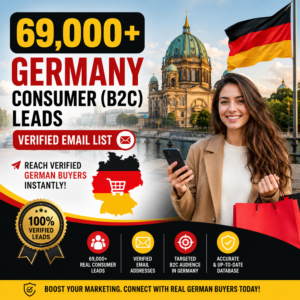 69,000+ Germany Consumer (B2C) Leads – Verified Email List