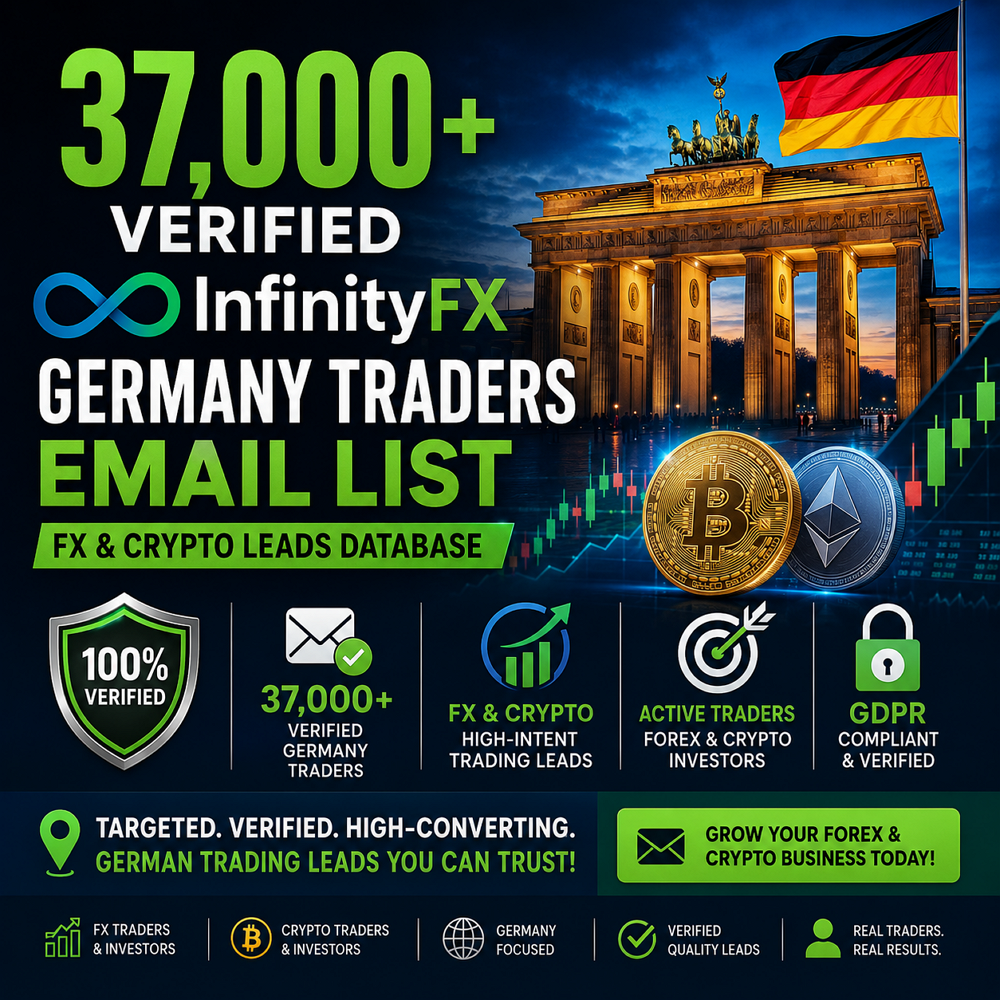 37,000+ Verified InfinityFX Germany Traders Email List – FX & Crypto Leads Database