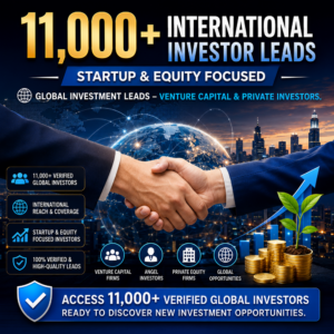 11,000+ International Investor Leads – Startup & Equity Focused