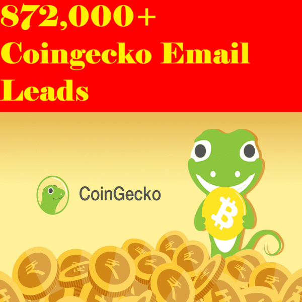 872,000+ Coingecko Users Email List – Active Crypto Enthusiasts & Traders - Image 2