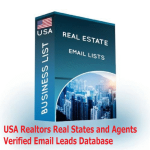 USA Real Estate Agents & Realtors Email List – All States Leads Database