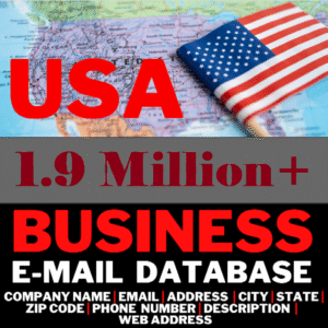 USA B2B Email Marketing List – 1.9 Million+ Verified Business Leads