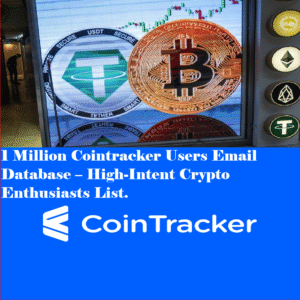 1 Million+ Cointracker Crypto Users Email Database – Investors & Traders Leads