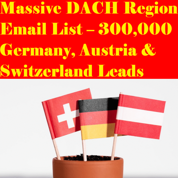 300,000 Germany, Austria, Switzerland Targeted Email List for Marketers - Image 2