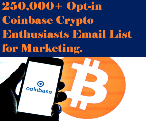 250,000+ Verified Coinbase Users Email Leads – High-Intent Crypto Buyers - Image 2