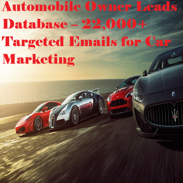 22,000+ US Automobile Email Leads – Ideal for Auto Industry Campaigns - Image 2