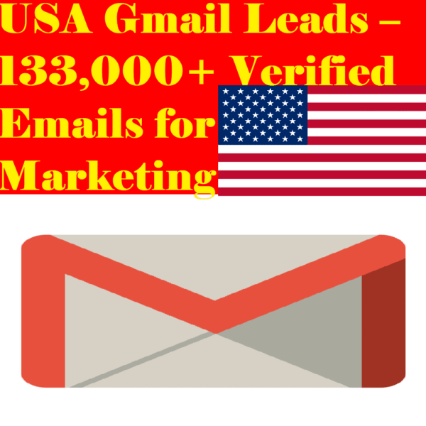 133,000 USA Gmail Email List – Verified Consumer Leads Database - Image 2