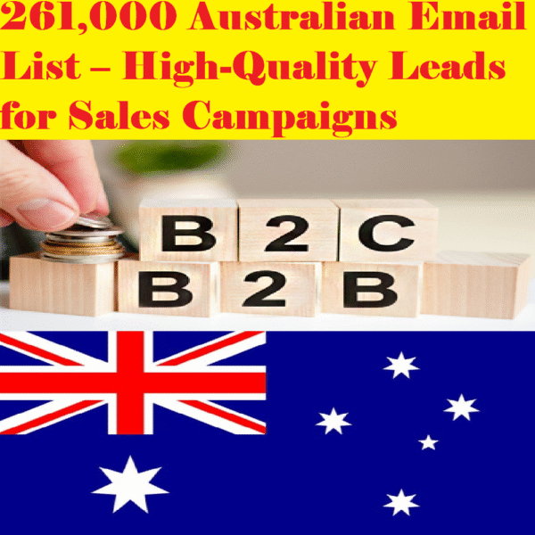 261,000 Verified Australia Email Leads – B2B & B2C Marketing Database - Image 2